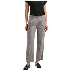 Nili Lotan Yannic cargo pants gray women’s 2 neutral designer casual chino